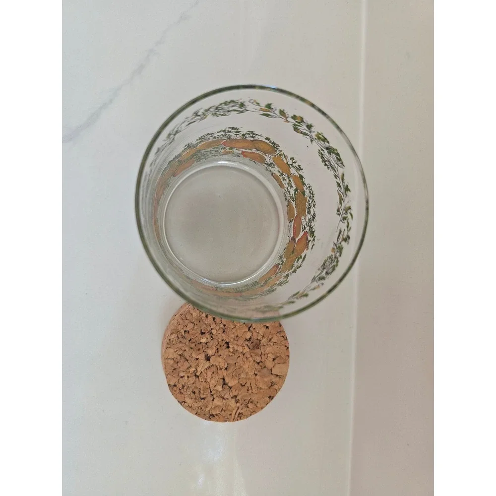 Vintage 70s Corning Spice of Life with Cork Lid Small Canister Retro Kitchen